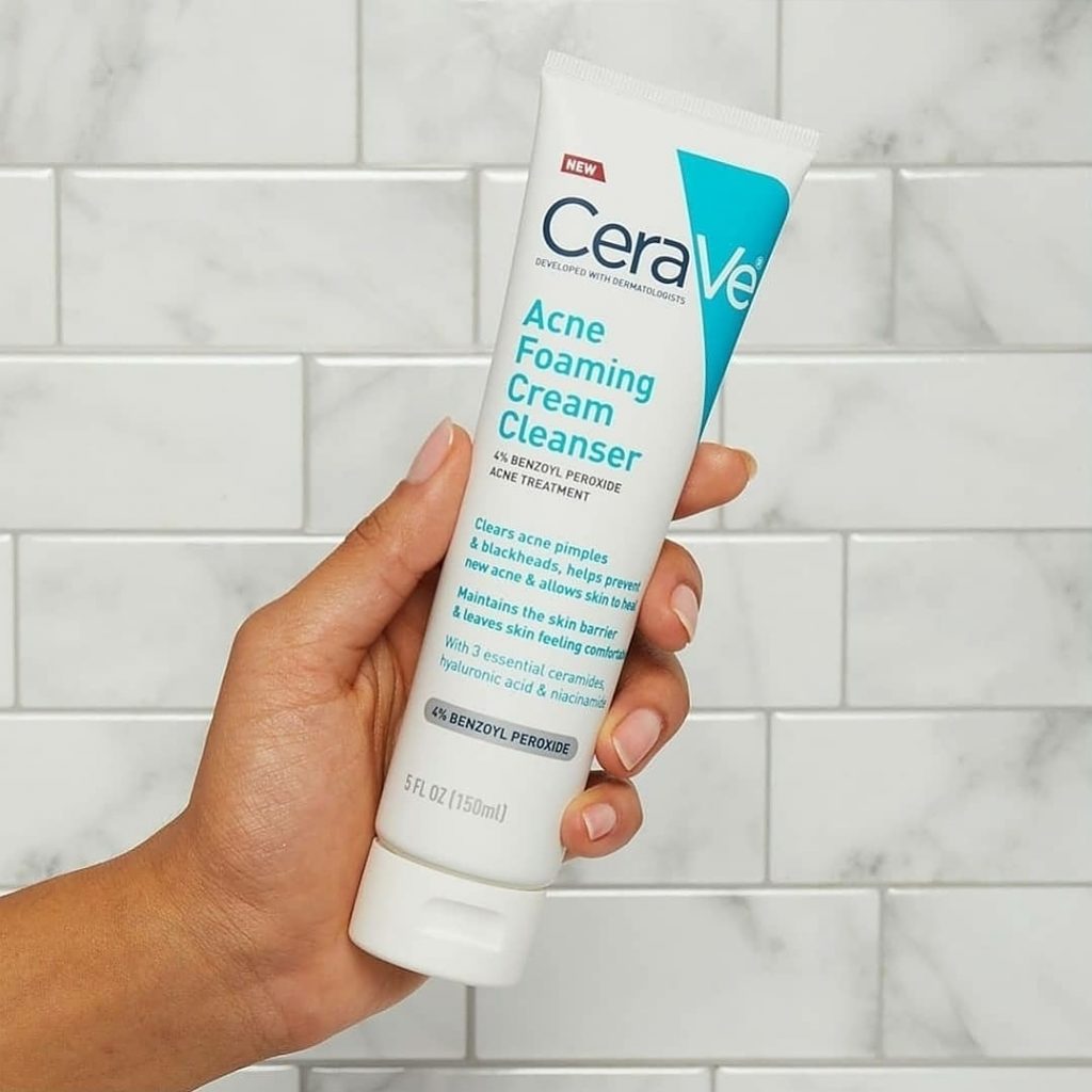 Cerave Acne Foaming Cream Cleanser 150ml - Dream Skin Haven