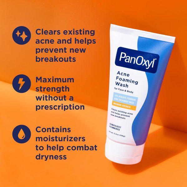 PanOxyl Acne Creamy Wash 10% Benzoyl Peroxide Dreamskinhaven