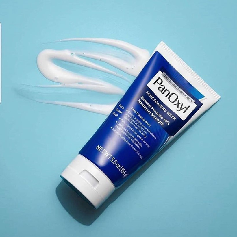 PanOxyl® Acne Foaming Wash Benzoyl Peroxide 10 Maximum Strength 156g