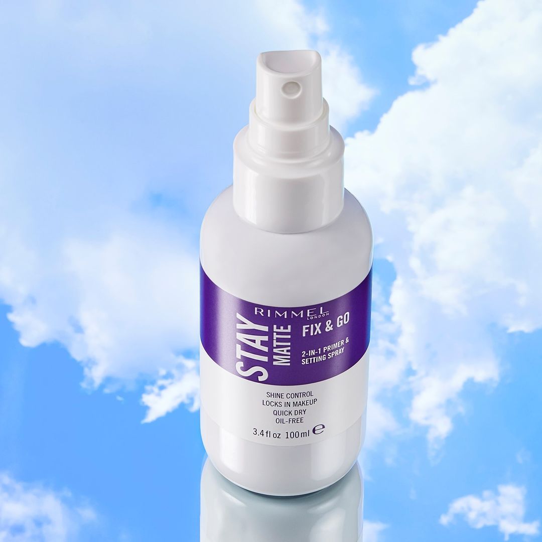 Rimmel Stay Matte Fix & Go 2In1 Primer & Setting Spray Transparent