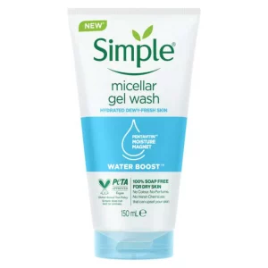 Simple Water Boost Micellar Facial Gel Wash Cleanser - 150ml