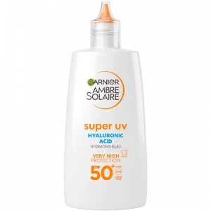 Garnier Ambre Solaire Super UV facial sunscreen lotion SPF50+ Dreamskinhaven