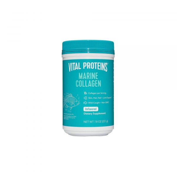 Vital Proteins Marine Collagen Peptides Powder Supplement for Skin Hair Nail Joint - Hydrolyzed Collagen - 12g per Serving - 7.8 oz Canister Dreamskinhaven
