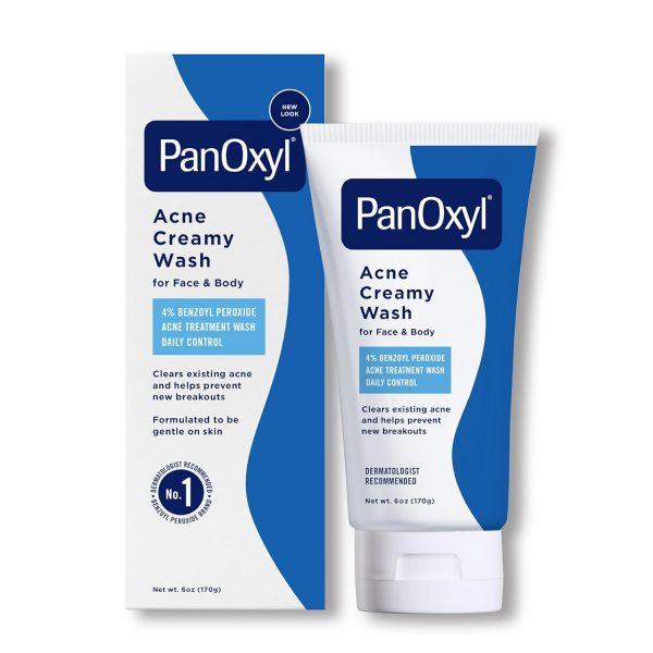 PanOxyl Acne Creamy Wash 4% Benzoyl Peroxide Dreamskinhaven