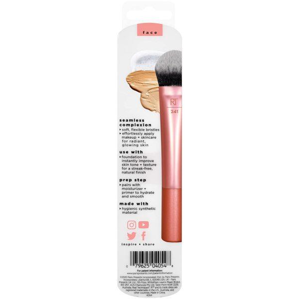 Real Techniques Seamless Complexion Makeup Brush, For Foundation, Primer, & Moisturizer Dreamskinhaven