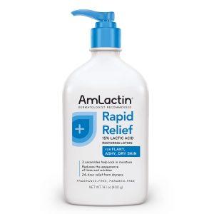 AmLactin Rapid Relief Restoring Body Moisturizer with Ceramides &15% Lactic Acid Dreamskinhaven