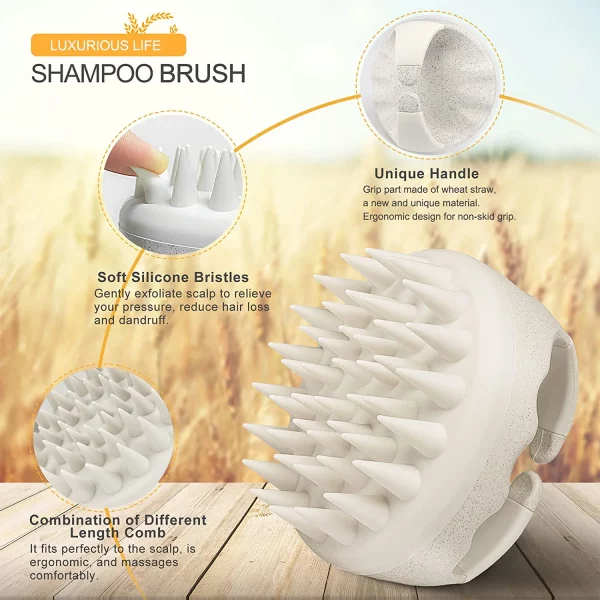 scalp massager, shampoo brush