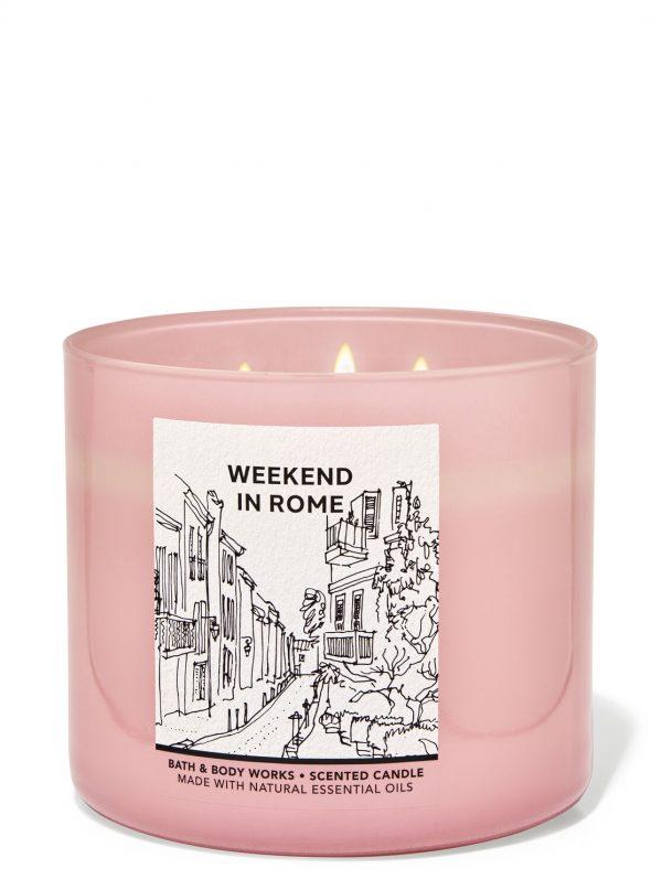 Bath & Body Works | Weekend In Rome 3-Wick Candle Dreamskinhaven