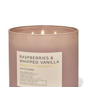 White Barn Raspberries & Whipped Vanilla 3-Wick Candle Dreamskinhaven