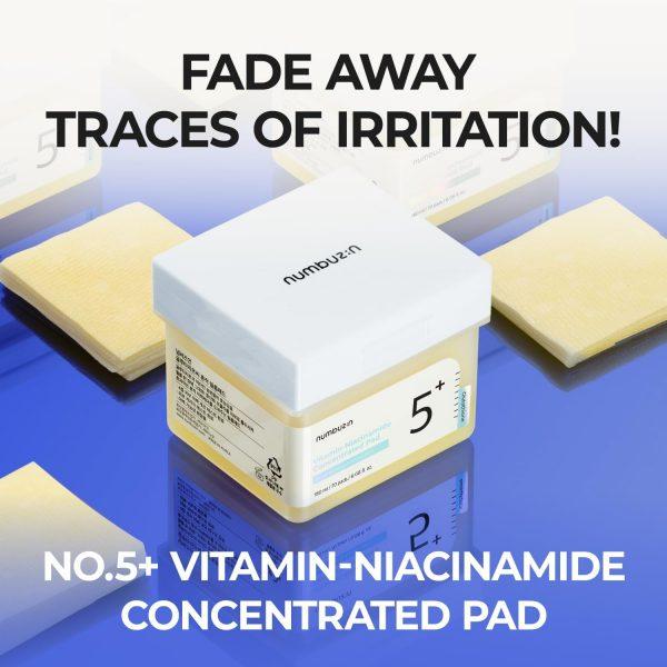 numbuzin No.5 Vitamin-Niacinamide Concentrated Pad Dreamskinhaven