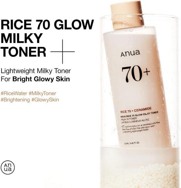 Anua Rice 70 Glow Milky Toner Dreamskinhaven