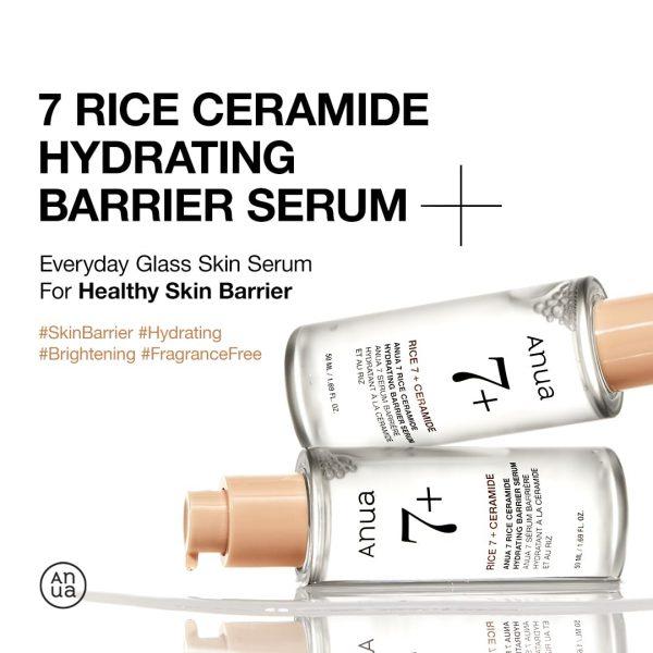 Anua 7 Rice Ceramide Hydrating Barrier Serum dreamskinhaven