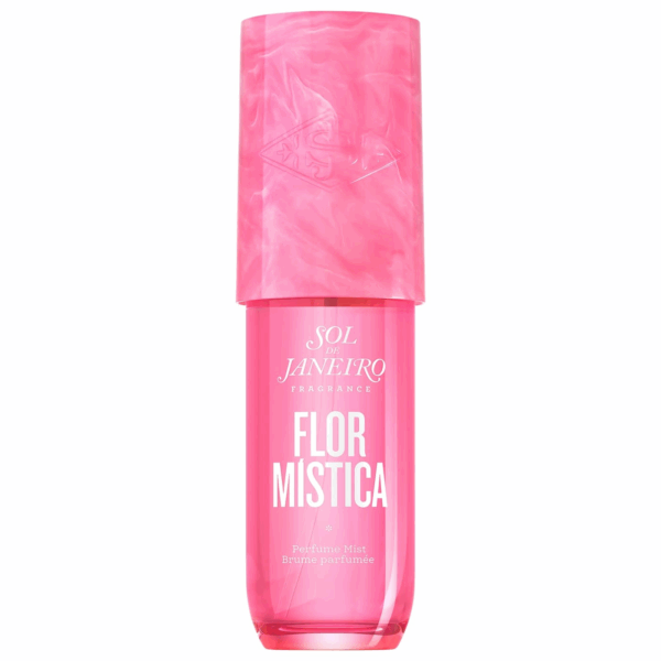 Sol de Janeiro Flor Mistica perfume mist product shot on a clean white background.