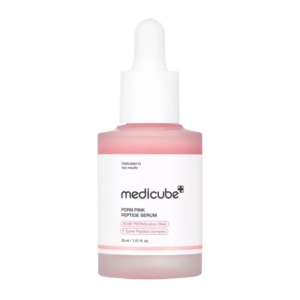 Medicube PDRN Pink Peptide Serum 30ml product pack shot on neutral background