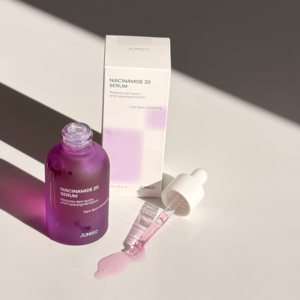 Jumiso Niacinamide 20 Serum with box packaging and dropper applicator